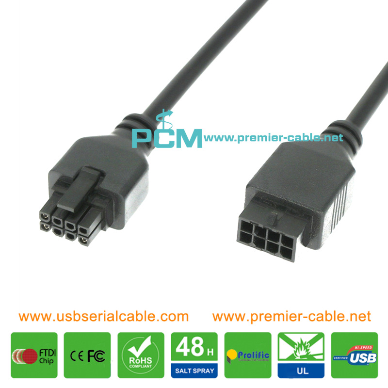 Mega-Fit 8ckt DC Power Overmolded Cable Harness