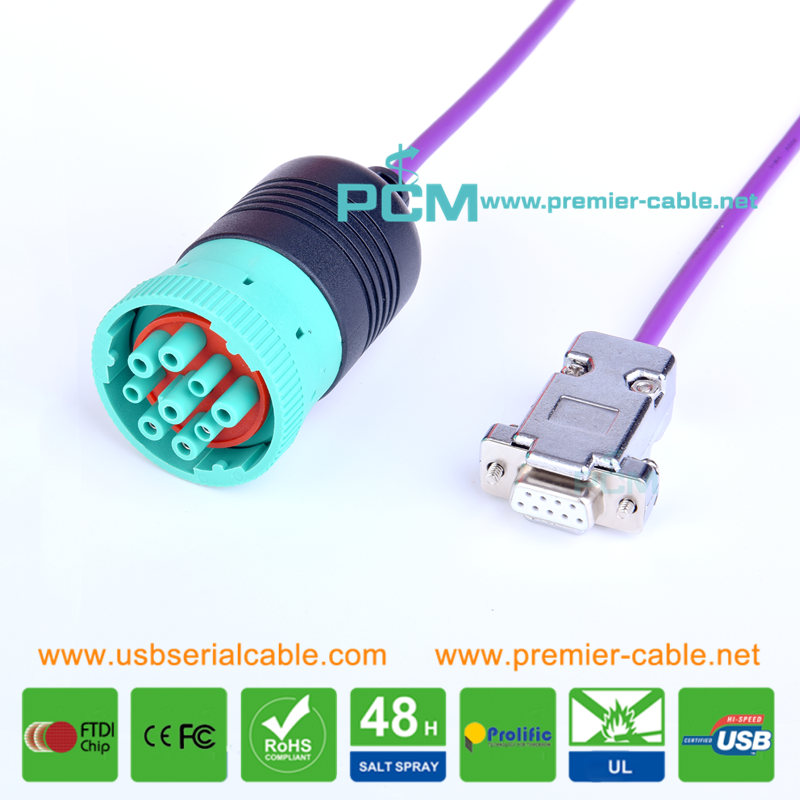 J1939 to DB9 Automotive CAN Logger Cable