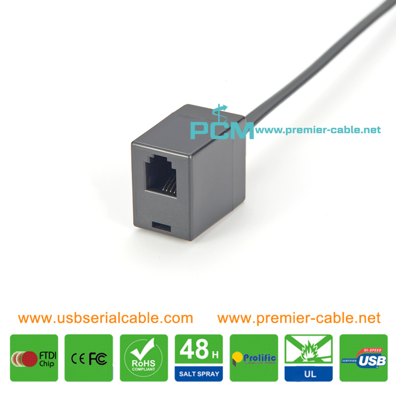 RJ9 Headphone Cellphone D-Type Screw Panel Cable RJ9 Headphone Cellphone D-Type Screw Panel Cable