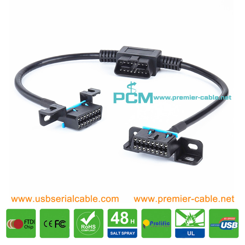 OBDII Pass-Through CAN Bus Splitter Cable
