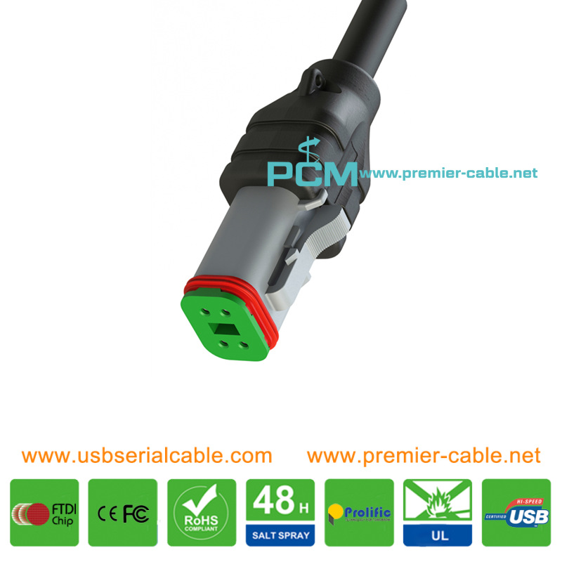 Deutsch DT06­4S 4Pin IP67 Cable