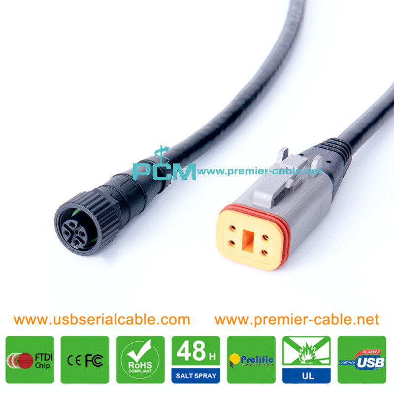 Deutsch DT Serial to NMEA 2000 5-Pin Cable Deutsch DT Serial to NMEA 2000 5-Pin Cable