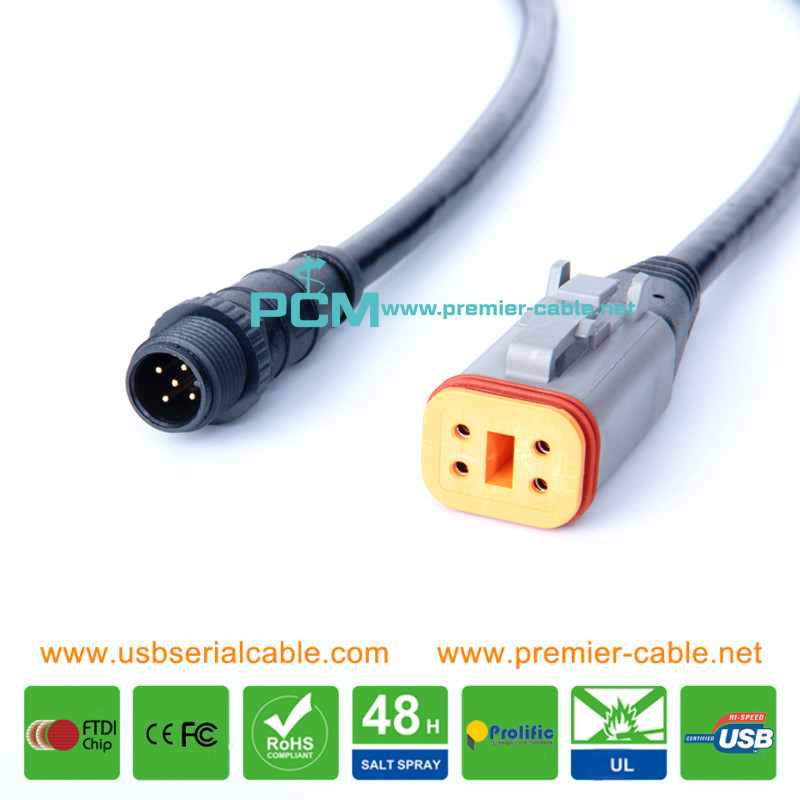 Deutsch DT04 DT06 to Micro-C NMEA2000 A Code Mobile Cable Deutsch DT04 DT06 to Micro-C NMEA2000 A Code Mobile Cable