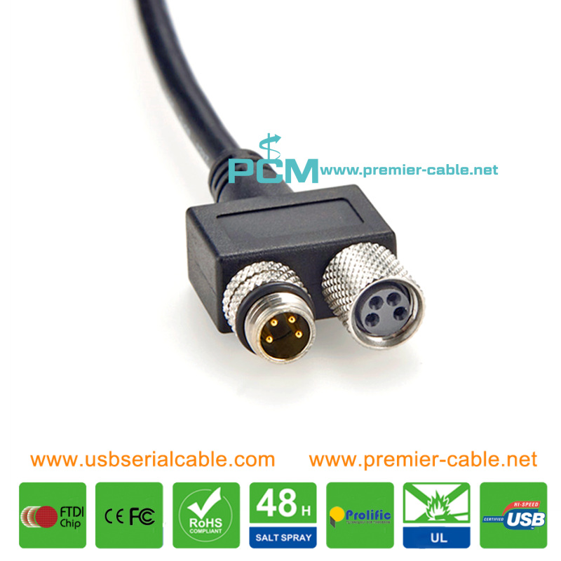 Multicontrol M8 4Pin Y-Splitter Sensor Cable