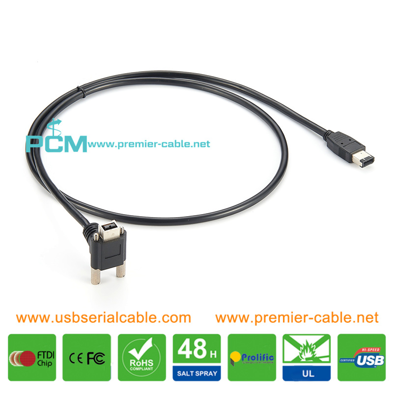 Firewire 800 1394b 9Pin to 6Pin Scanner Industrial Camera Cable