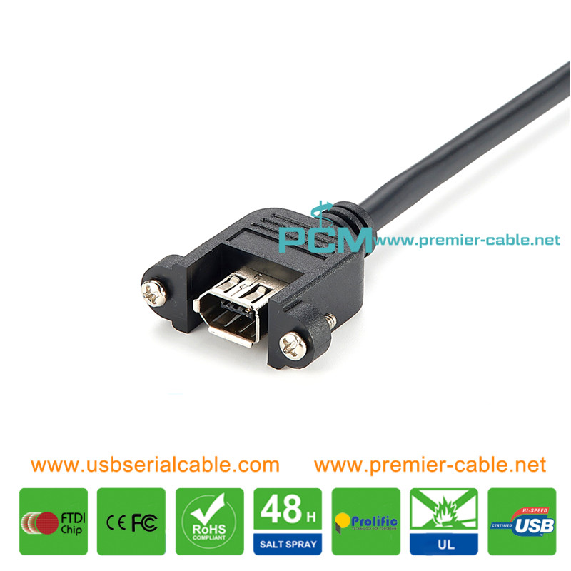 IEEE-1394 FireWire 400 6 Pin Male to Female Extension Cable