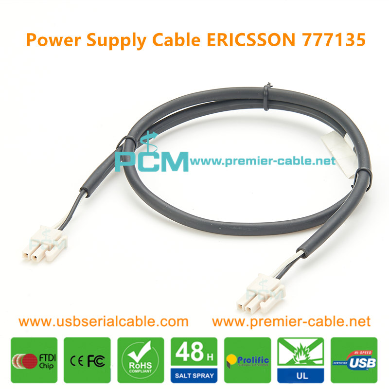 Ericsson 777 135/01200 Power Supply Cable