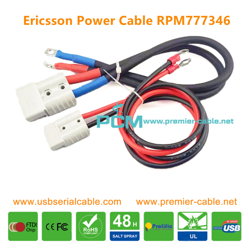 Ericsson Power Cable RPM777346/01000 RPM 777 346/01250 Anderson