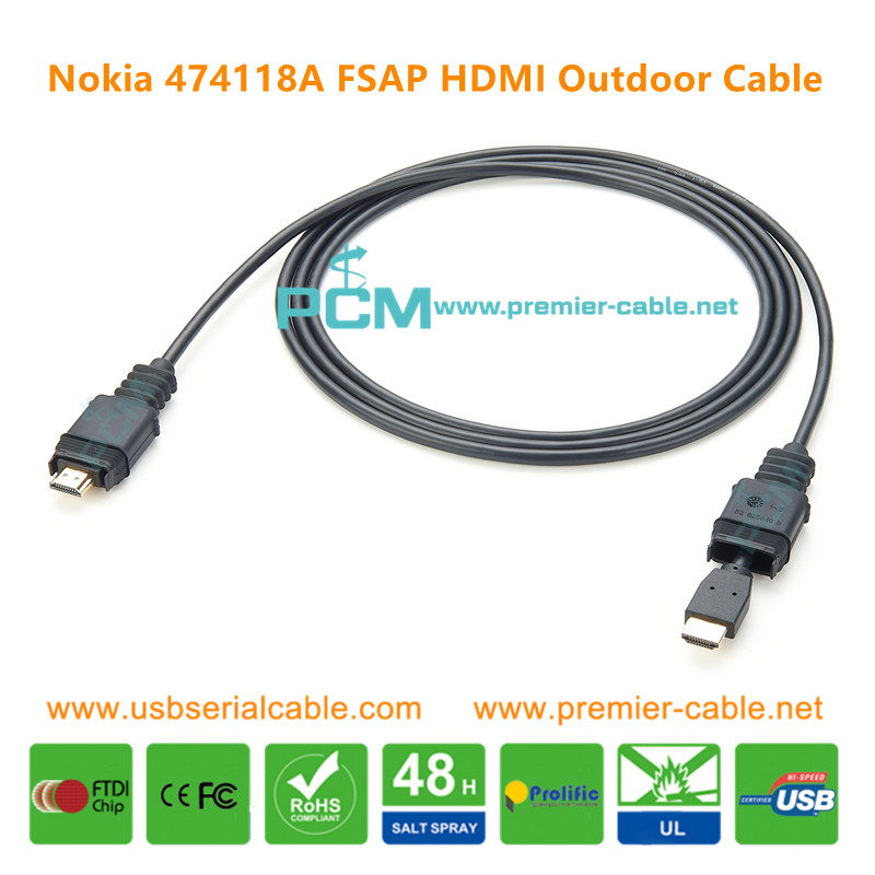 Nokia 474118A FSAP HDMI to HDMI EAC Cable 15m