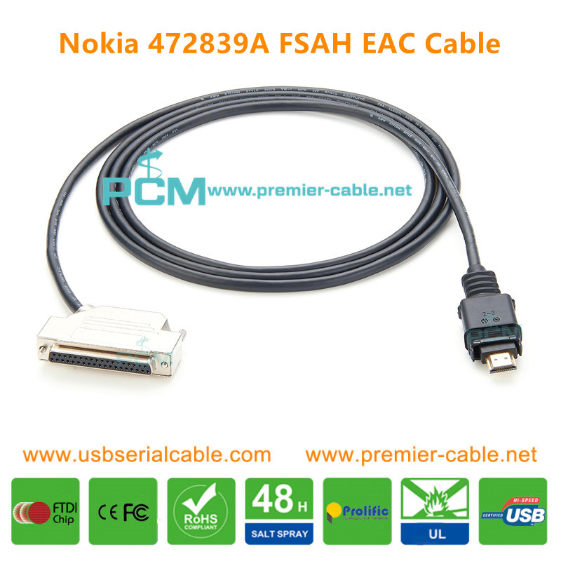 Nokia Base Station 472839A FSAH EAC Cable HDMI-D37