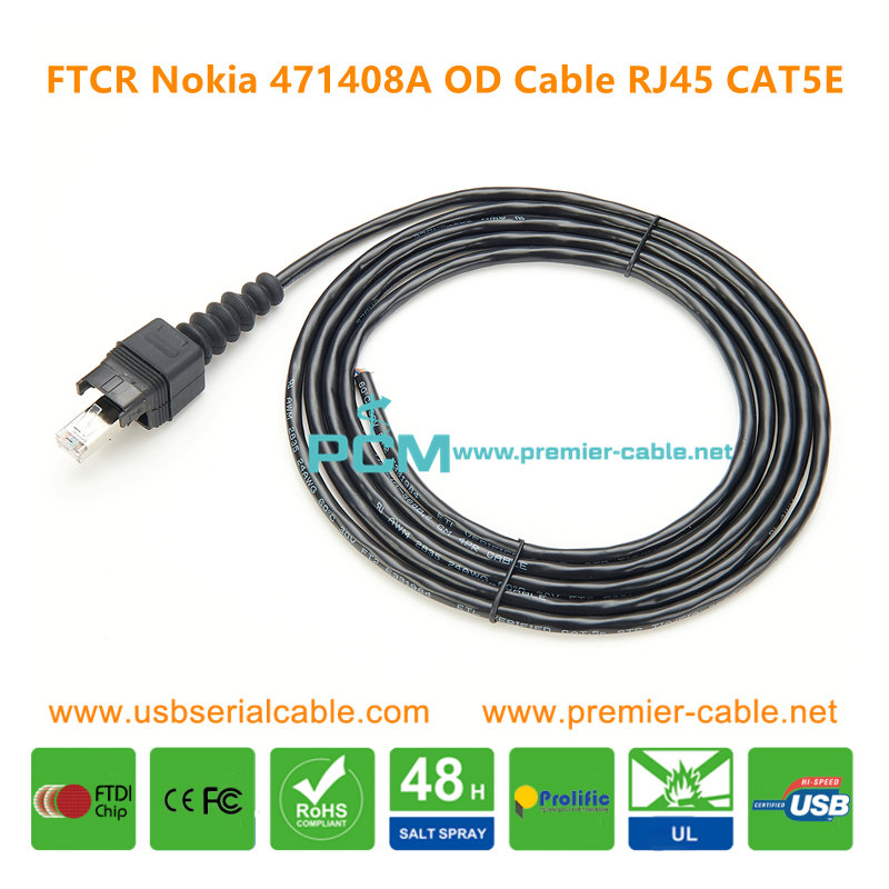 Nokia Airscale Base Station RF 471408A CAT5E Cable Nokia Airscale Base Station RF 471408A CAT5E Cable