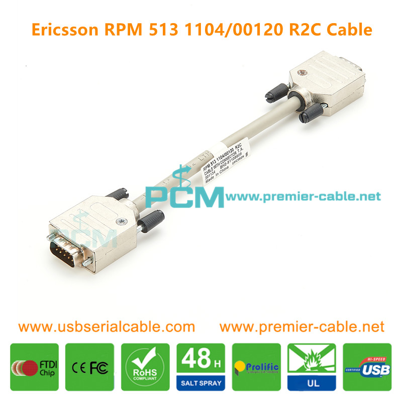 Ericsson RPM 513 1104/00120 R2C Cable Ericsson RPM 513 1104/00120 R2C Cable