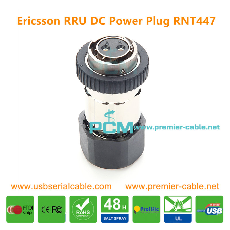 Ericsson RNT447 19 001 2 Way Plug Power Connector