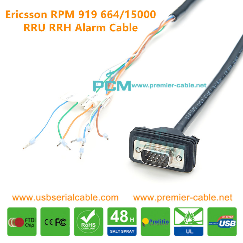 Ericsson RPM 919 664/15000 RRU RRH Alarm Cable