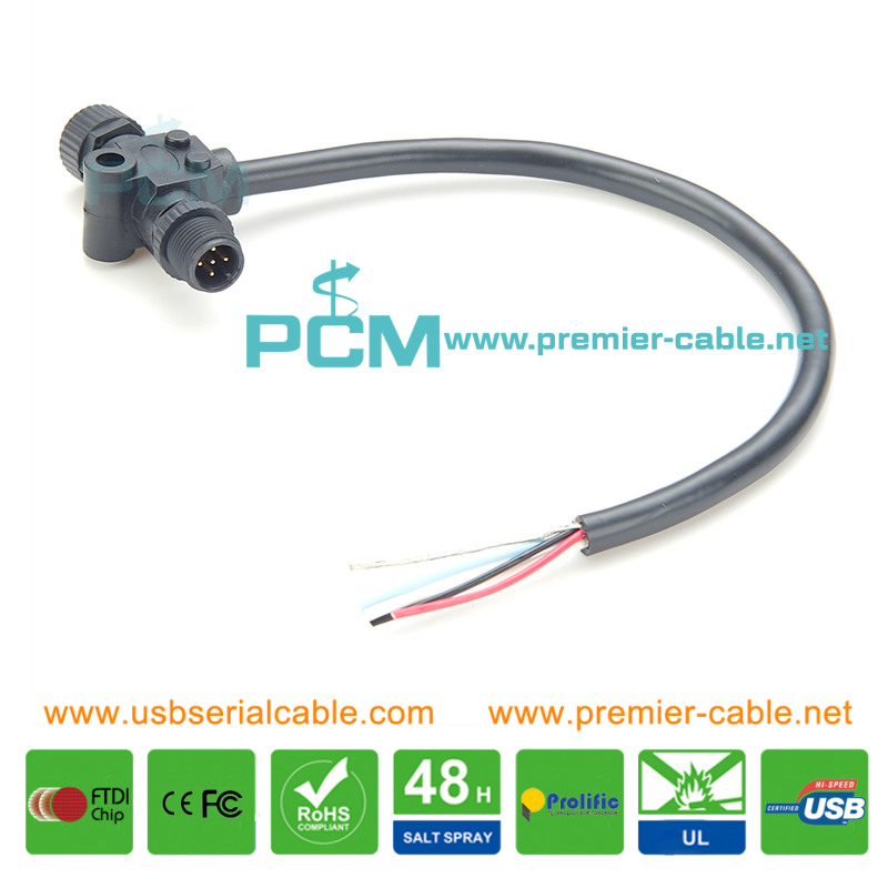 NMEA 2000 Micro-C Power Tap Cable with Tee
