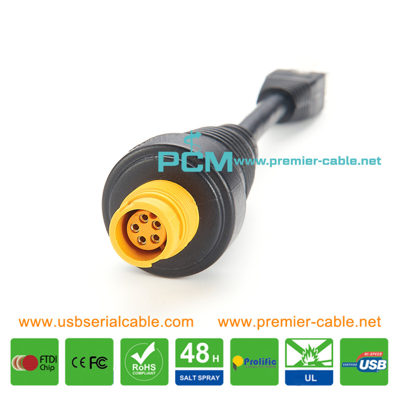 Simrad Ethernet RJ45-Yellow Adapter Cable Simrad Ethernet RJ45-Yellow Adapter Cable