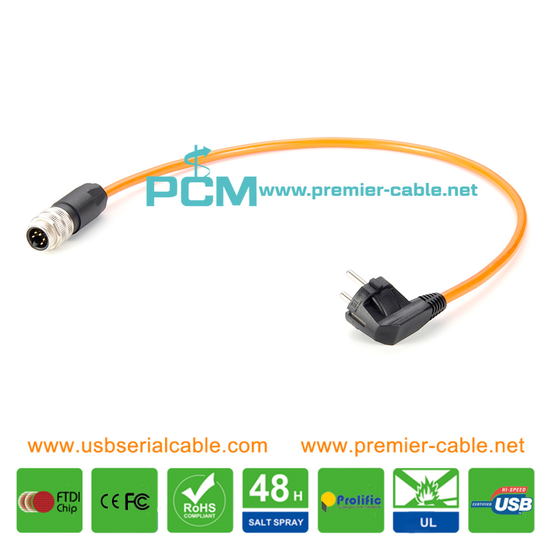 7/8 Mini-Change to Cee 7/7 Actuator Power Cable
