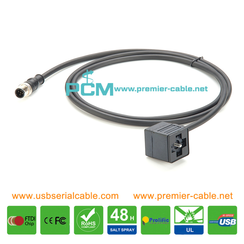 M12 to Valve Sensor Mechanical Control Cable