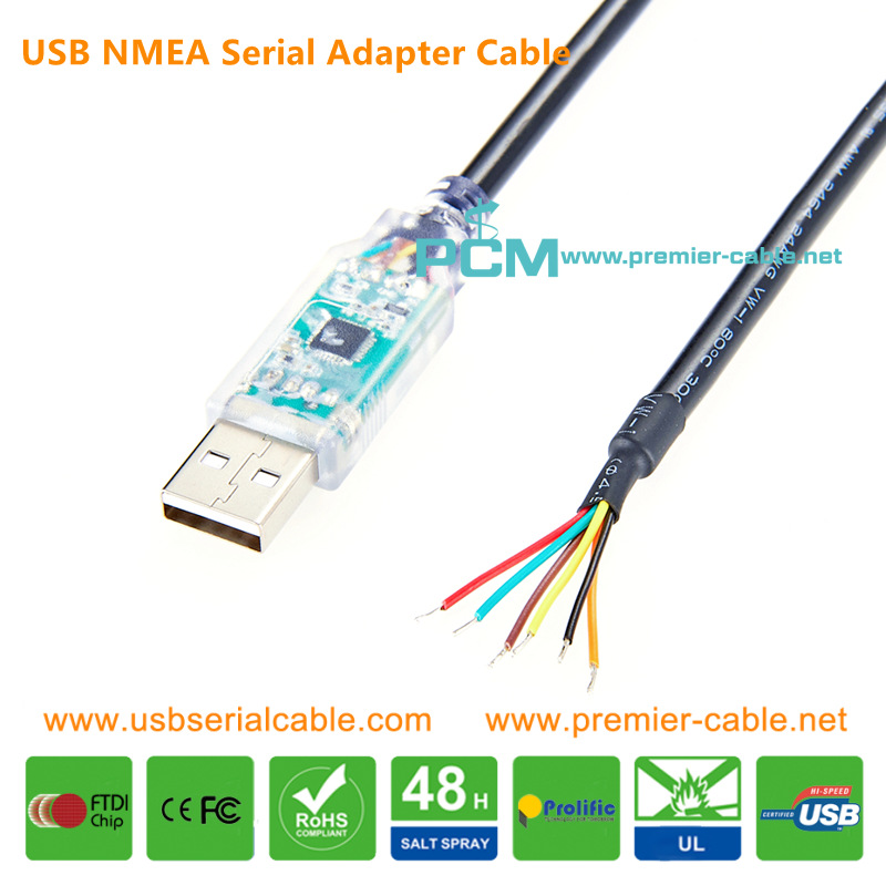 Marine System NMEA 0183 to USB Adapter Cable
