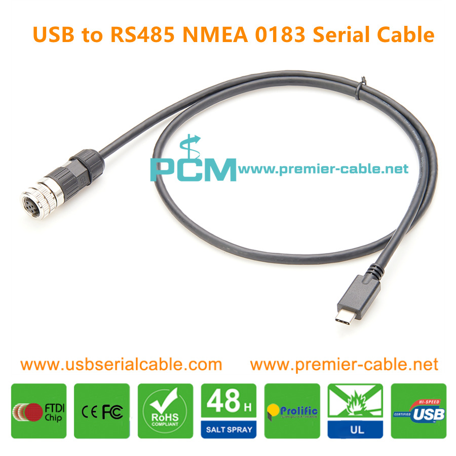 Marine Vessel GPS USB NMEA 0183 RS485 Cable