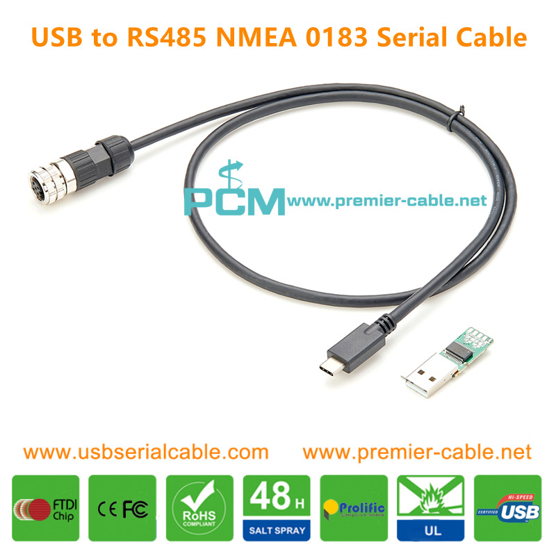 NMEA2000 NMEA 0183 Gateway GPS USB RS485 Cable for Barometer Air Temperature