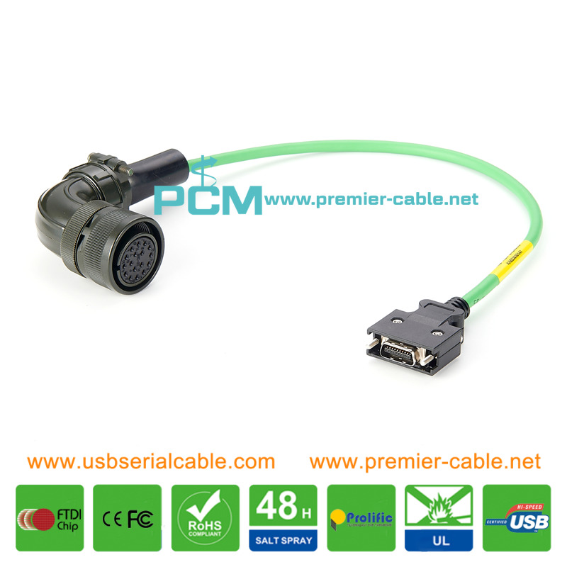 Delta Servo Encoder Cable ASD-A2-EN1003-G