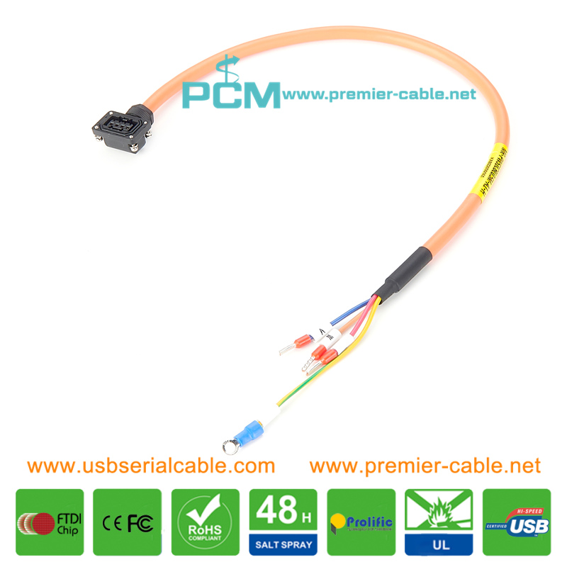 Industrial Automotion Mitsubishi Servo Motor Power Cable