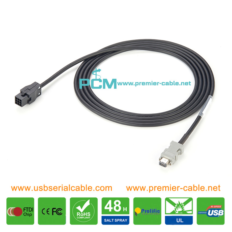 Delta B2 A2 AB A3 B3 Servo Motor Encoder Cable 