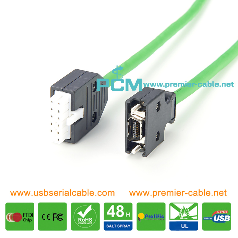 Siemens V90 Servo Cable 6FX3002-2CT20-1ADO