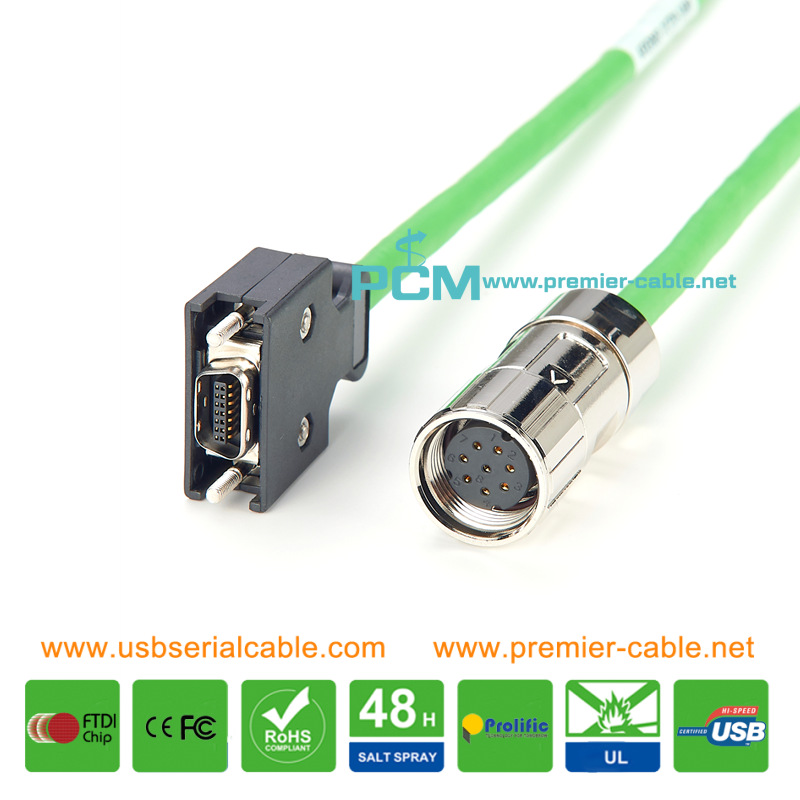 Siemens V90 Incremental Servo Encoder Cable Siemens V90 Incremental Servo Encoder Cable