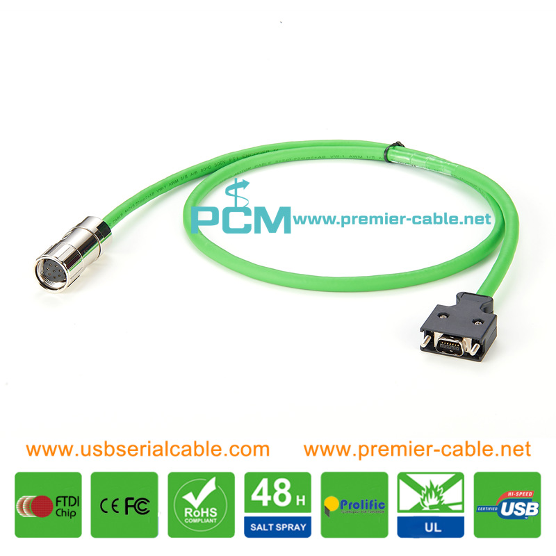 Siemens V90 6FX300 Motion Control Servo Cable