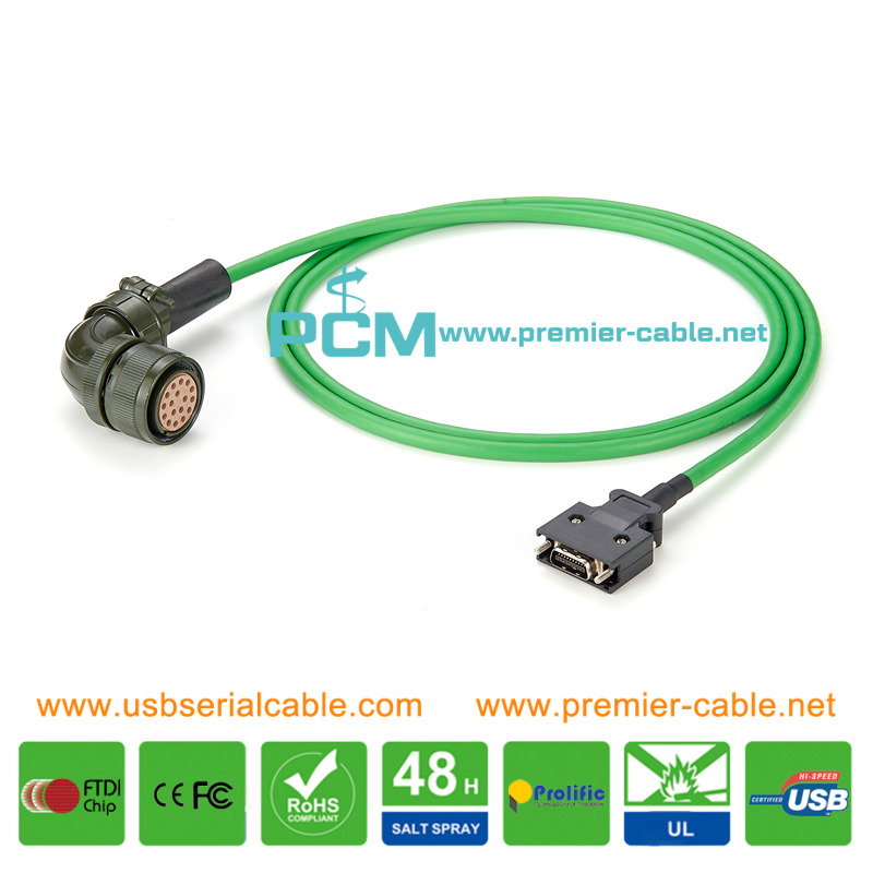 Industial Mitshubishi MR-JHSCBL Servo Motor Cable