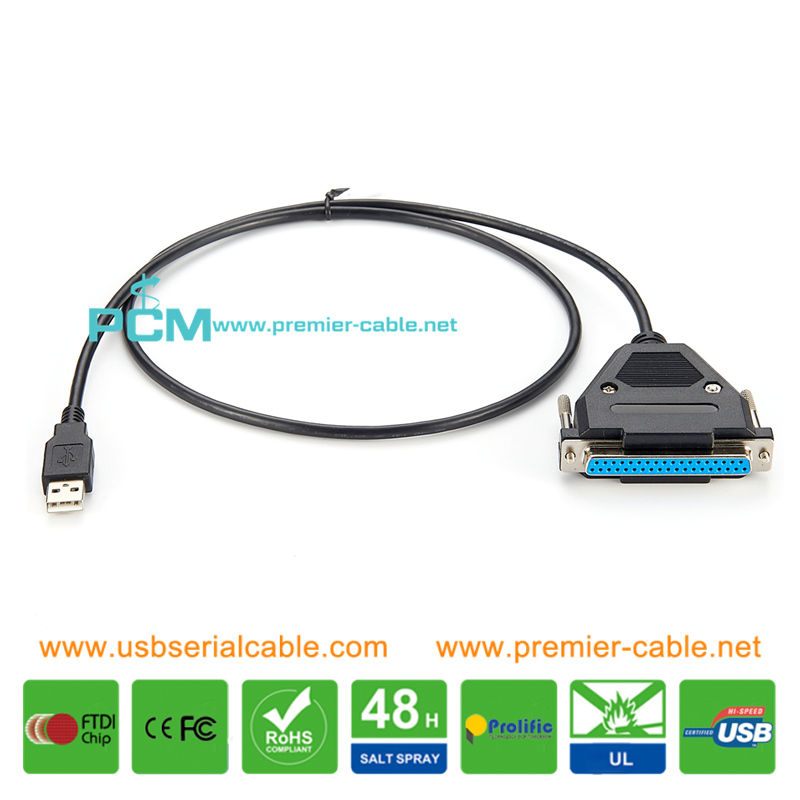 Industrial Control 4-Port USB to RS-232 Octopus Compatible Cable