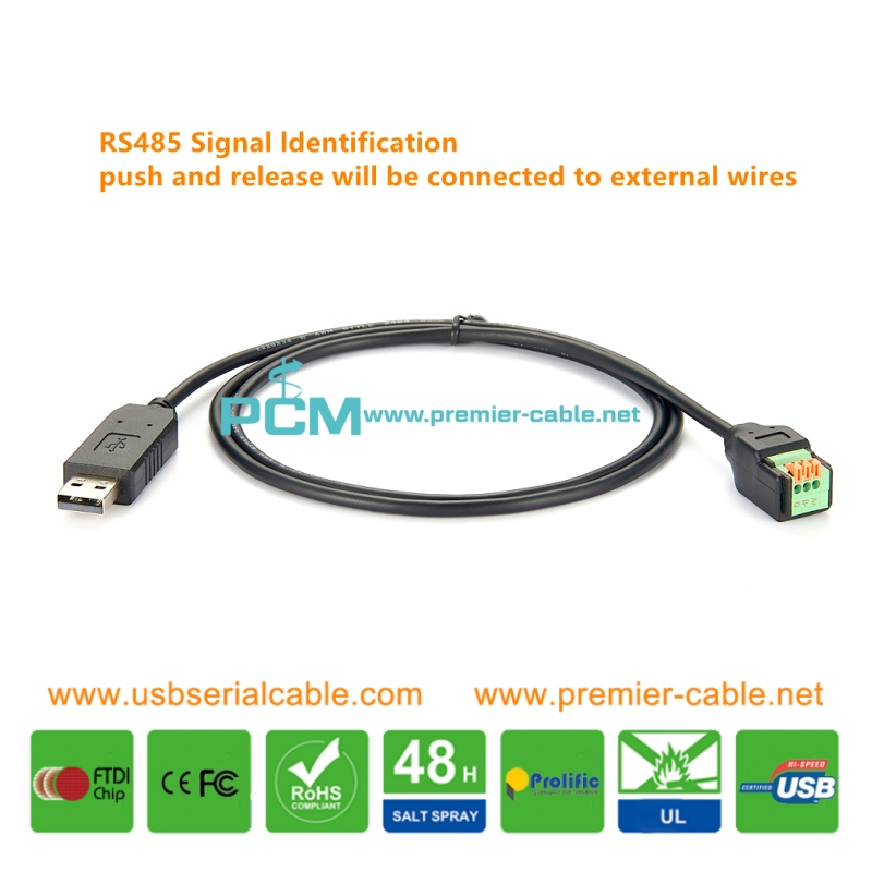 Industrial Automation Instruments Machine USB RS232 RS485 Signal Data Cable