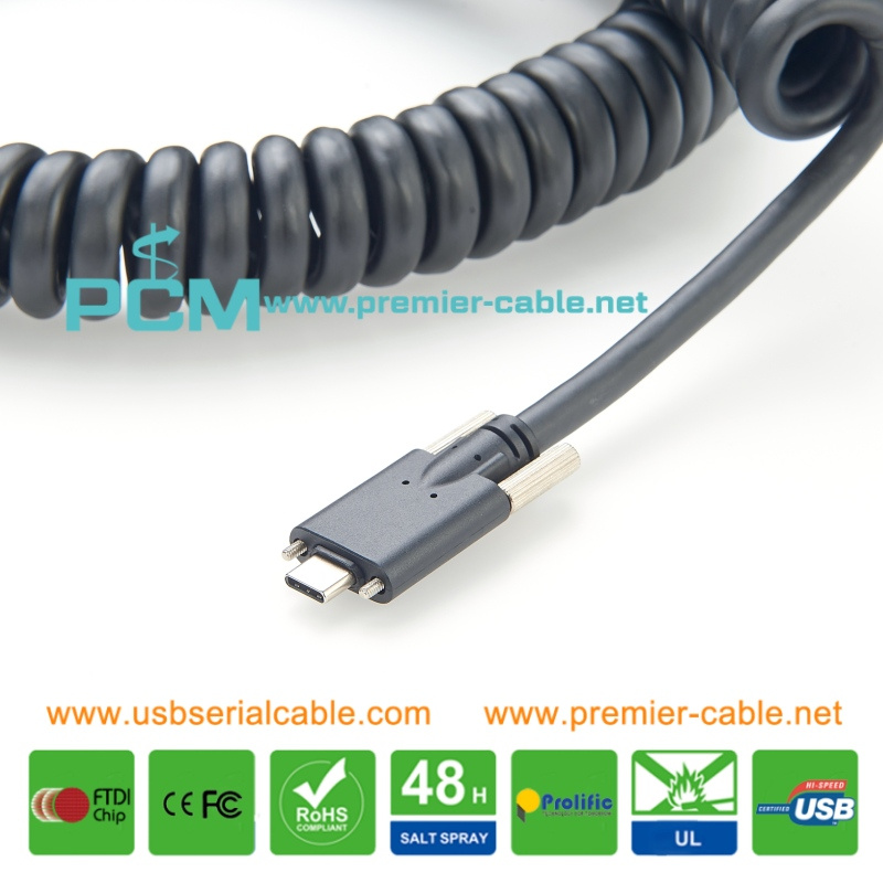Industrial Automation Waterproof USB3.1 Type C Cable
