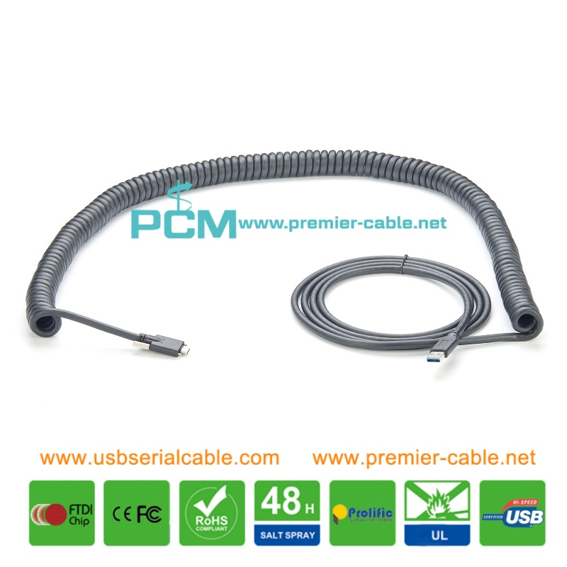 Marine Industrial Factory Automation USB-C Waterproof Sealed Cable