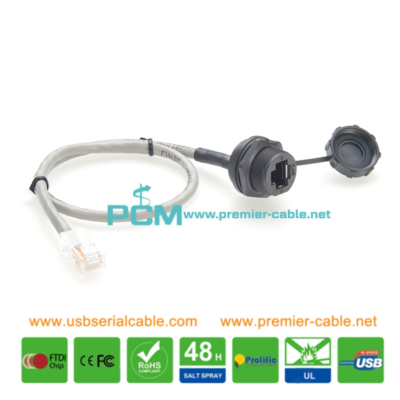 IP67 Front Panel Communication Control Box RJ45 Outdoor Cable
