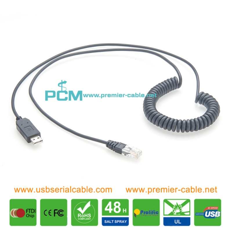 BMS Serial RS485 USB to RJ11 RJ12 RJ45 Solar Contorller Cable