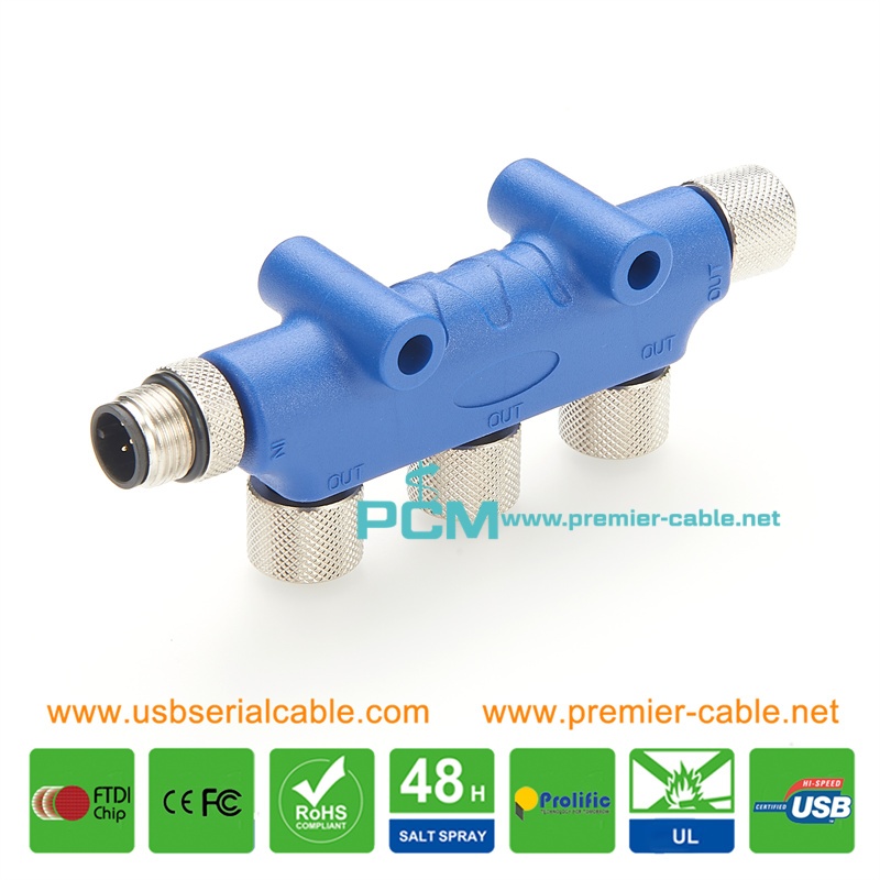 NMEA 2000 Network Trunk Line 3 Ports Tee