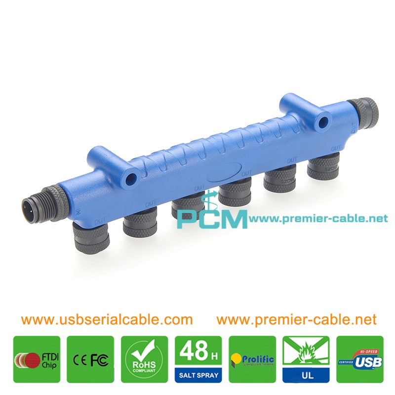 NMEA 2000 T-Piece 6 Ports Marine Control Panel