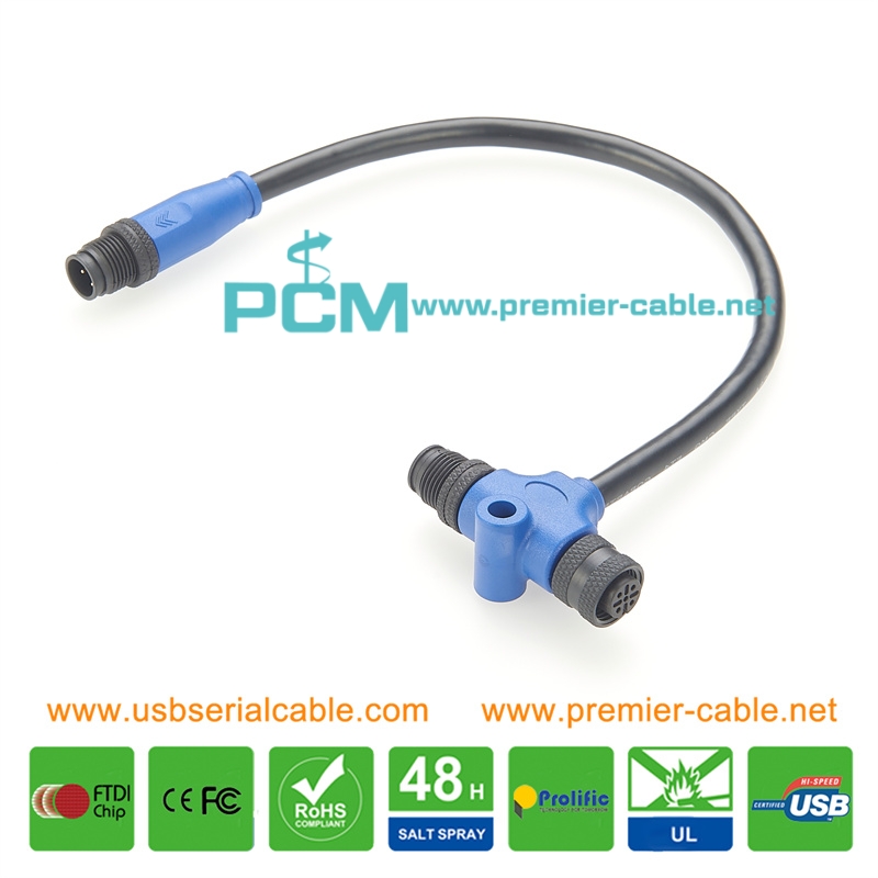 NMEA2000 Micro Power Tee Backbone Drop Cable NMEA2000 Micro Power Tee Backbone Drop Cable