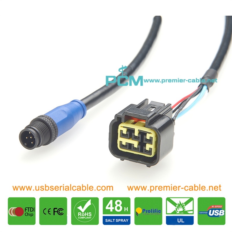 Oceanic Systems Honda Outboard to NMEA2000 FW-C-6F-B Adapter Cable Oceanic Systems Honda Outboard to NMEA2000 FW-C-6F-B Adapter Cable