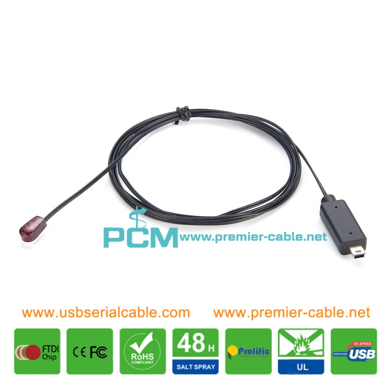 Mini USB FT230X to IR Blaster Cable