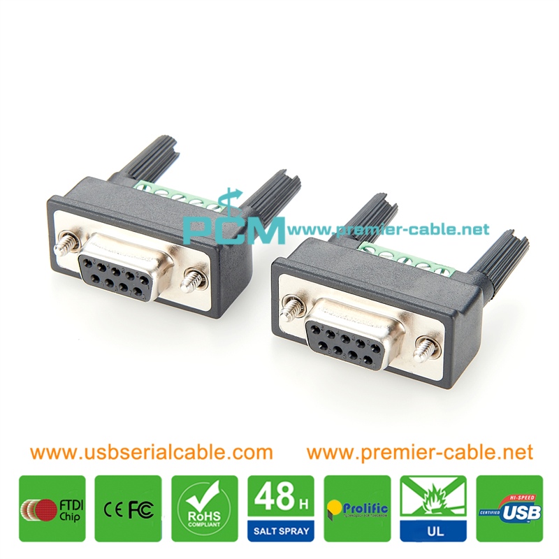 Moxa MINI DB9F-to-TB DB9 to Terminal Block Adapter