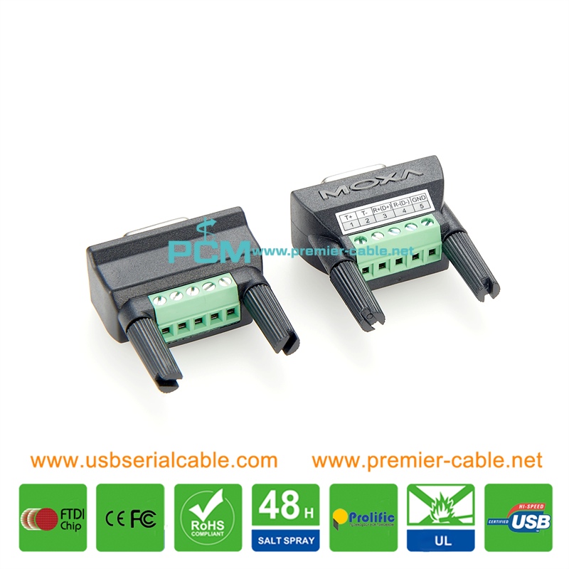 MOXA Mini DB9 Uport RS485 RS422 Serial Converter