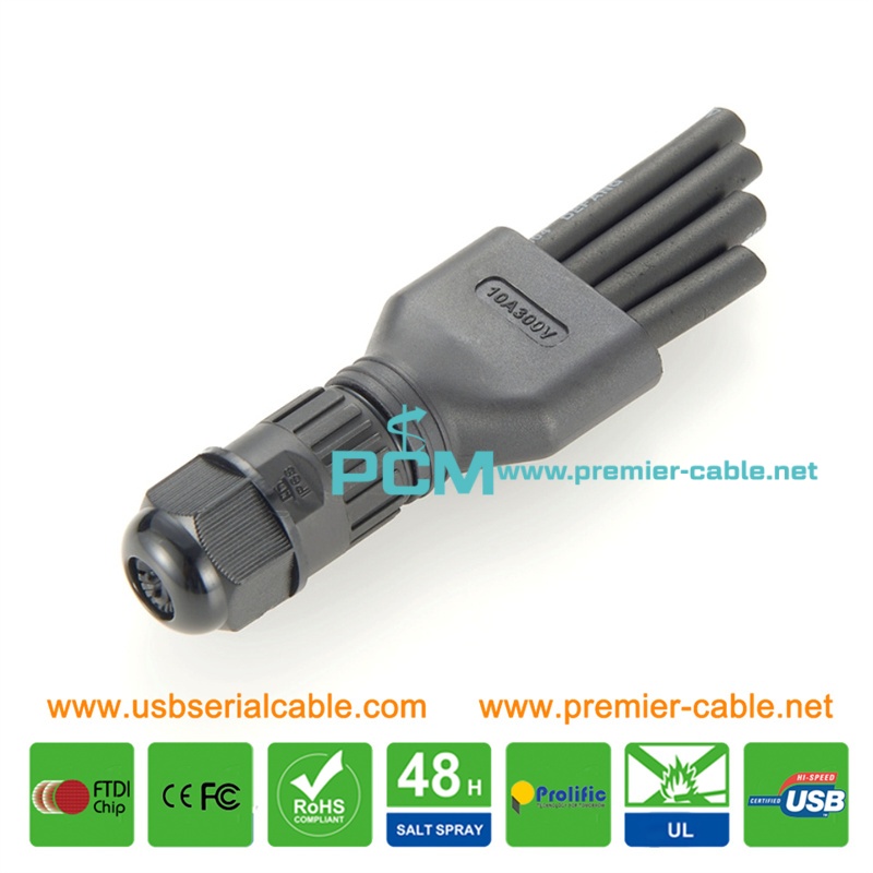 IP68 Outdoor LED Strip Light 4 Way Splitter Cable