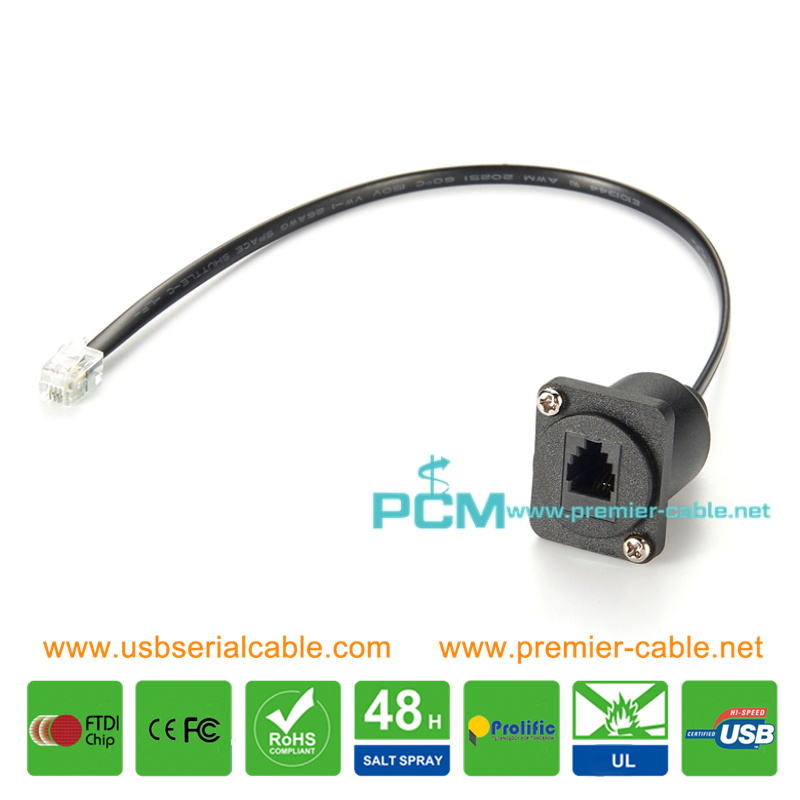 8 Ports 19″ Rack Panel D Type CAT3 RJ9 4P4C Cable 8 Ports 19″ Rack Panel D Type CAT3 RJ9 4P4C Cable